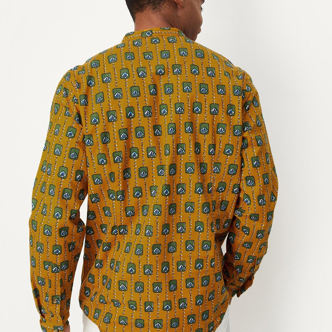 Men Printed Short Kurta