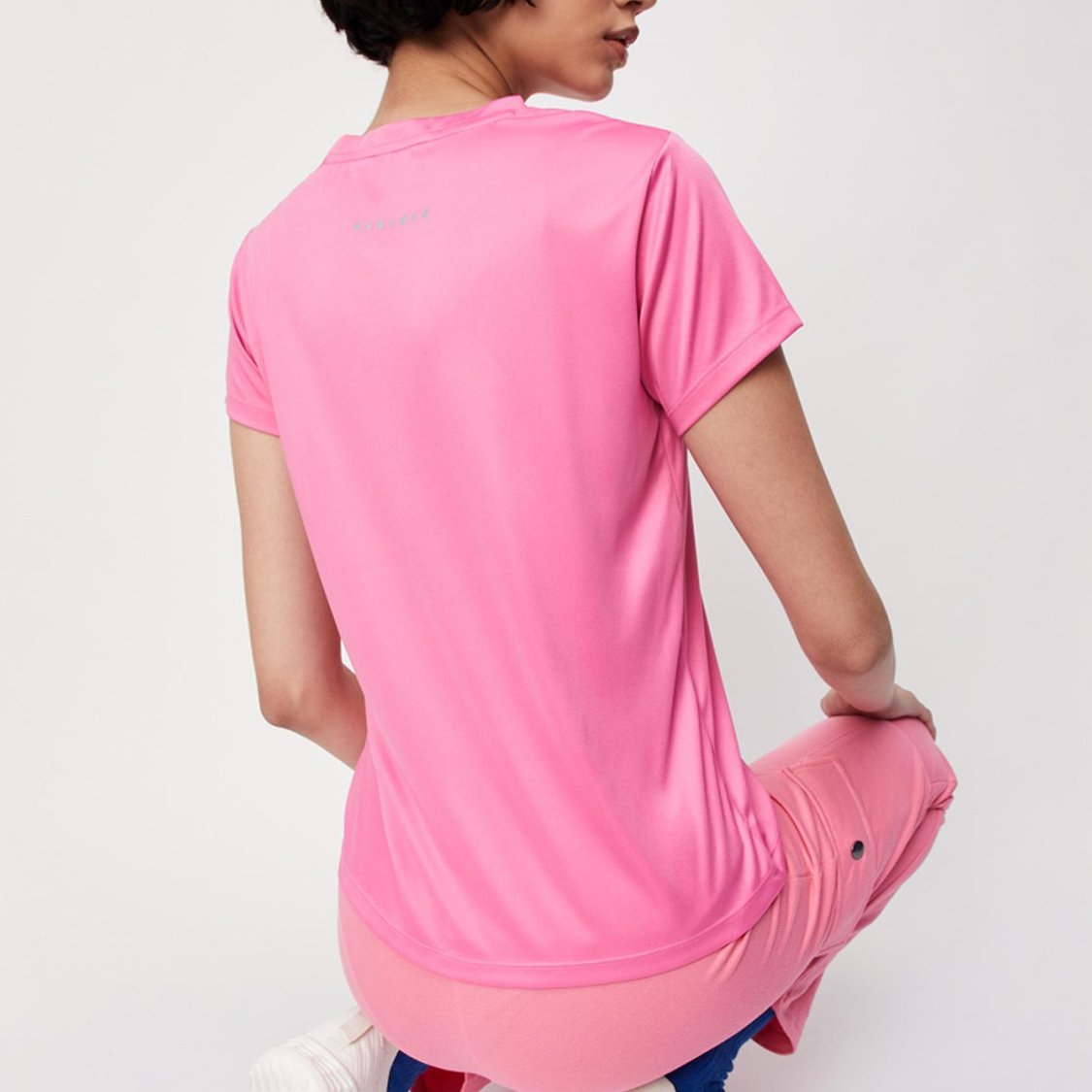 Women Solid Sports T-shirt