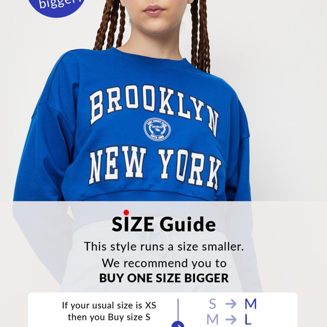 Women Crop Graphic Print Sweatshirt