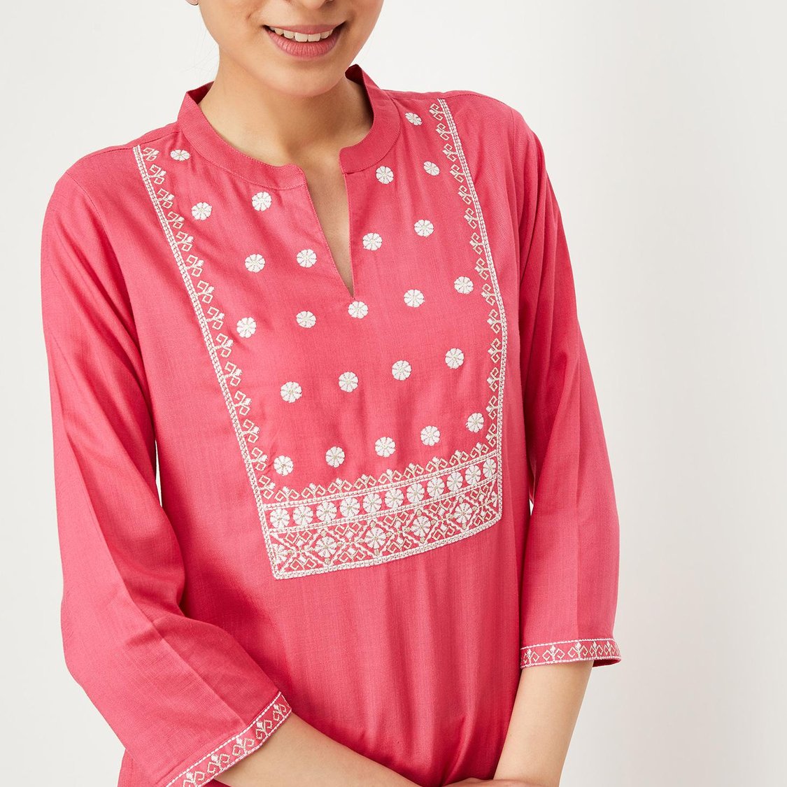 Collar Embroidered & Sequin Kurtas