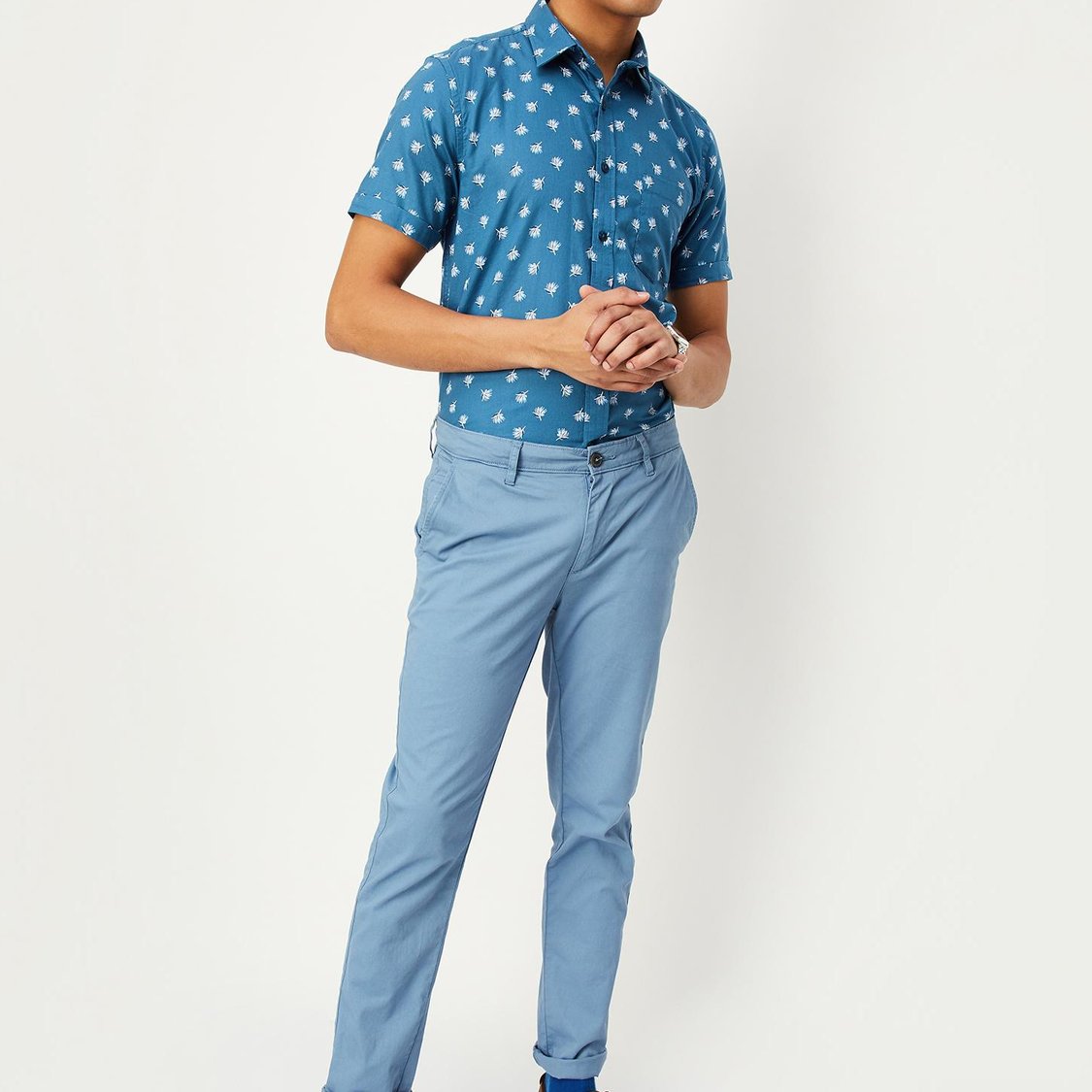Men Slim Fit Printed Casual Shirt