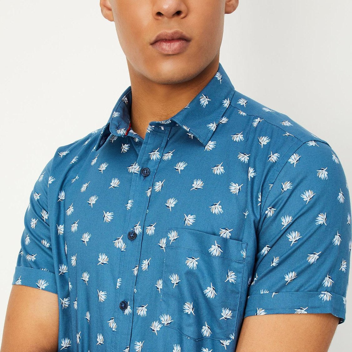 Men Slim Fit Printed Casual Shirt