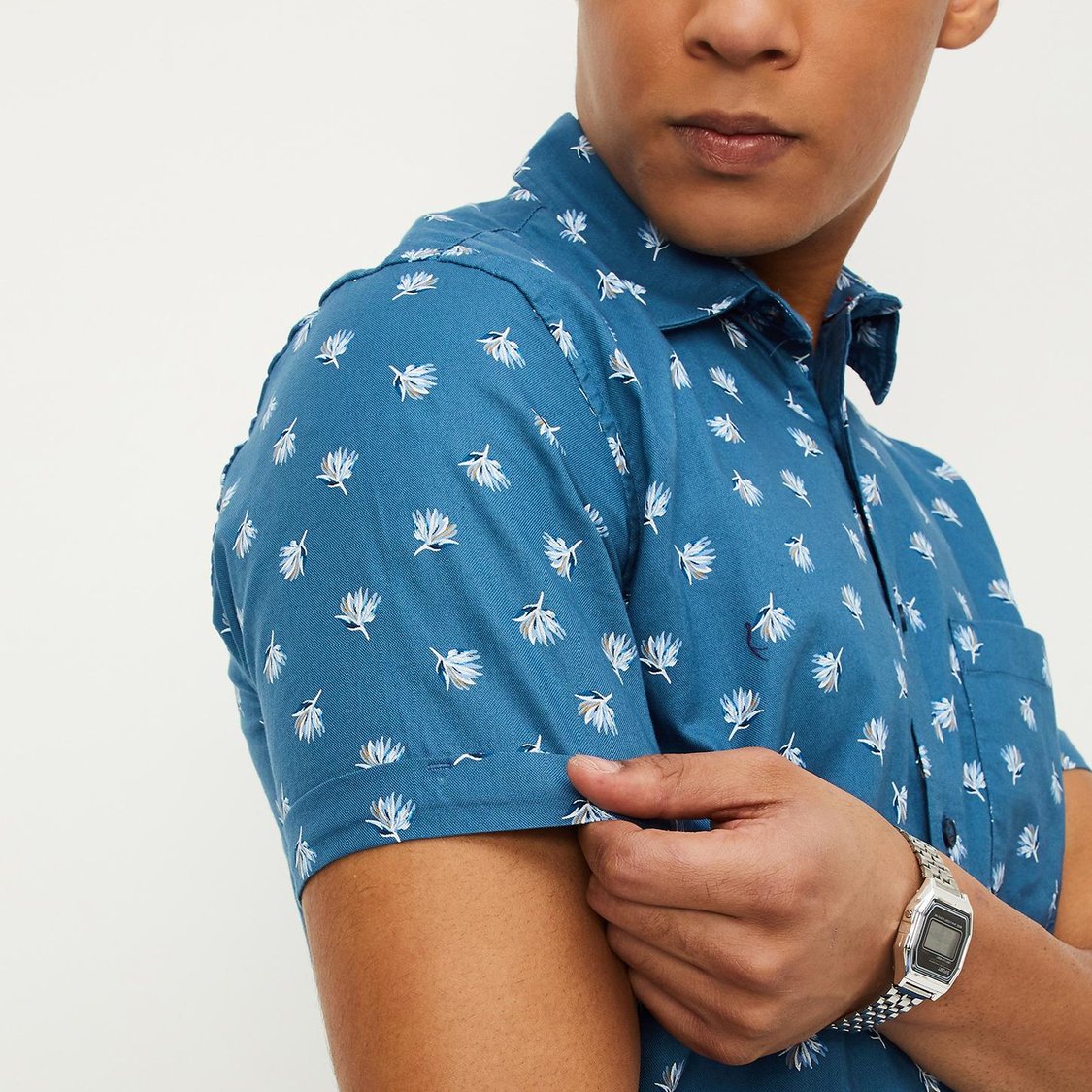 Men Slim Fit Printed Casual Shirt