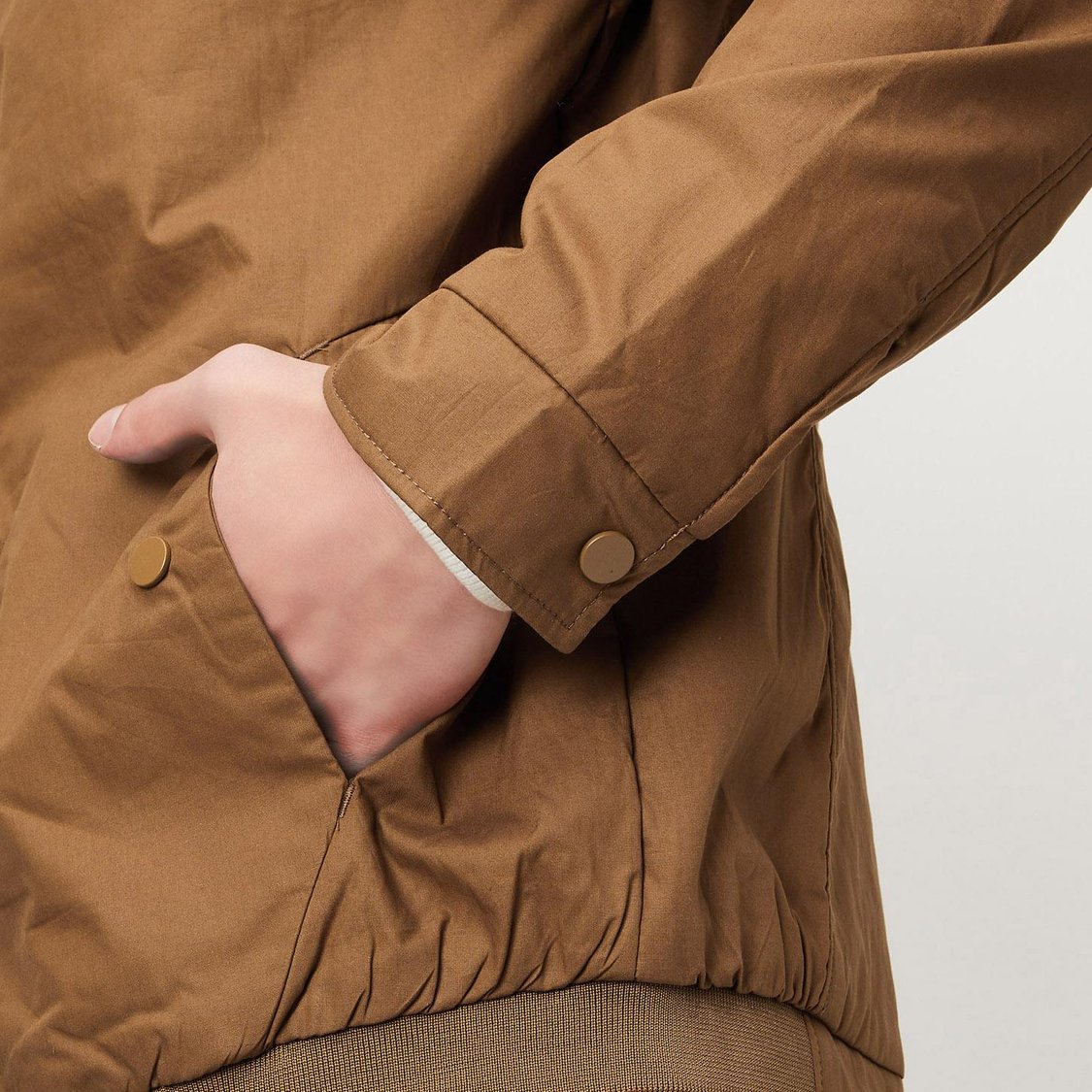 Men Solid Lightweight Jacket