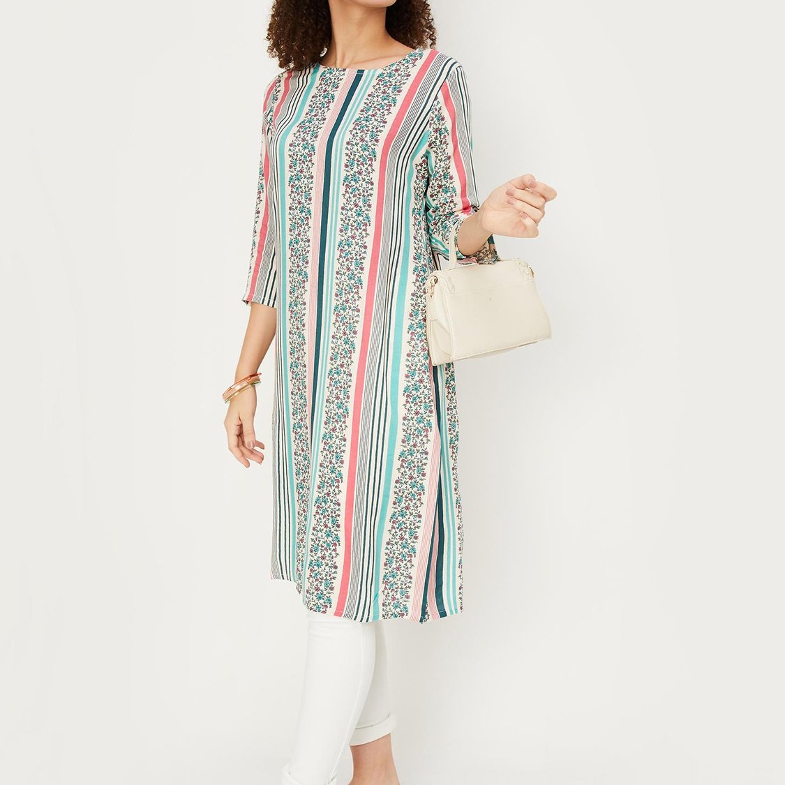 Women Printed Straight Kurta
