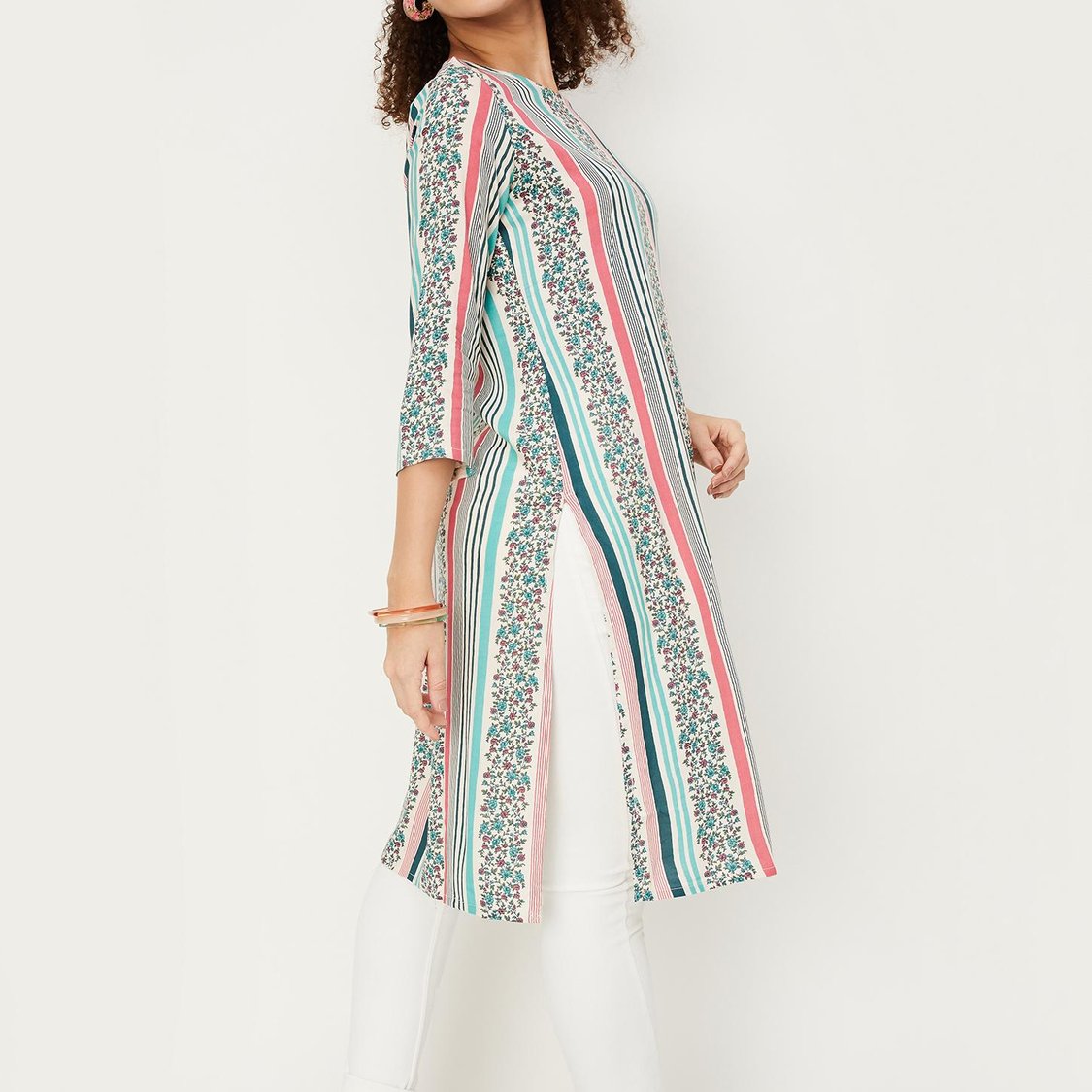 Women Printed Straight Kurta