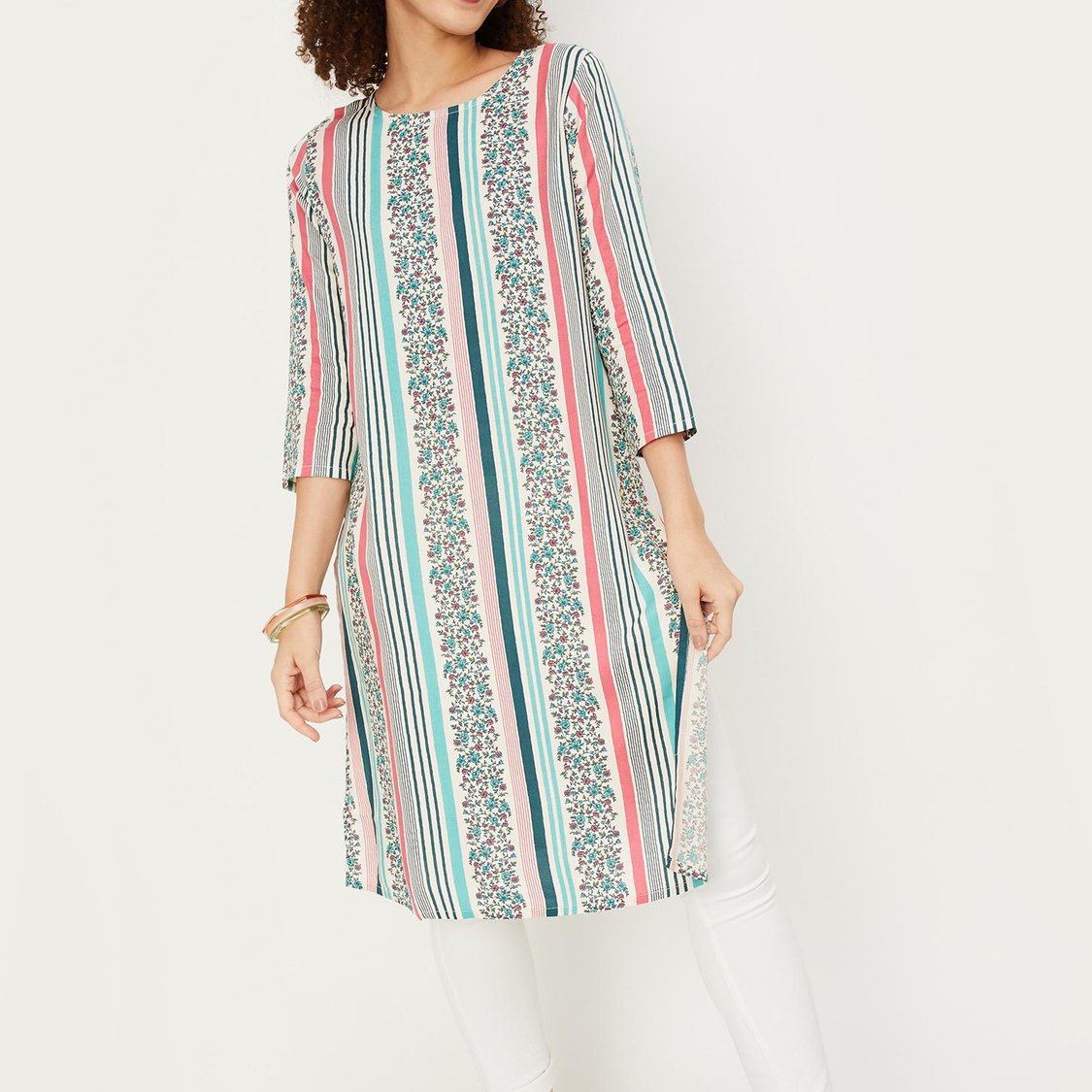 Women Printed Straight Kurta