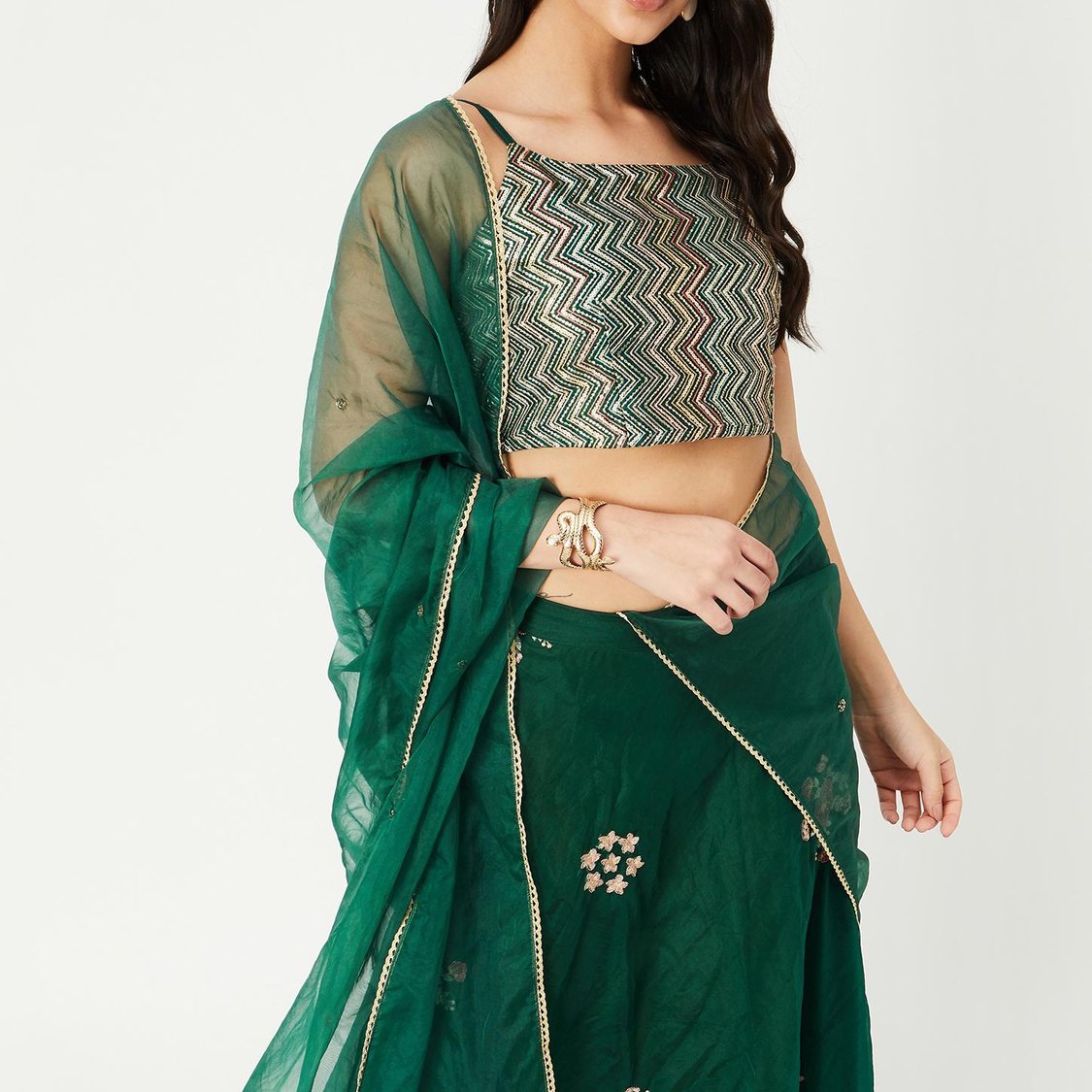 Women Embellished Lehenga Set