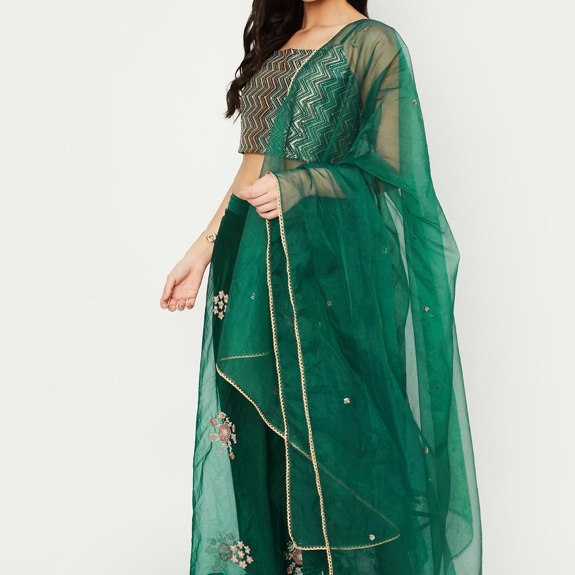 Women Embellished Lehenga Set