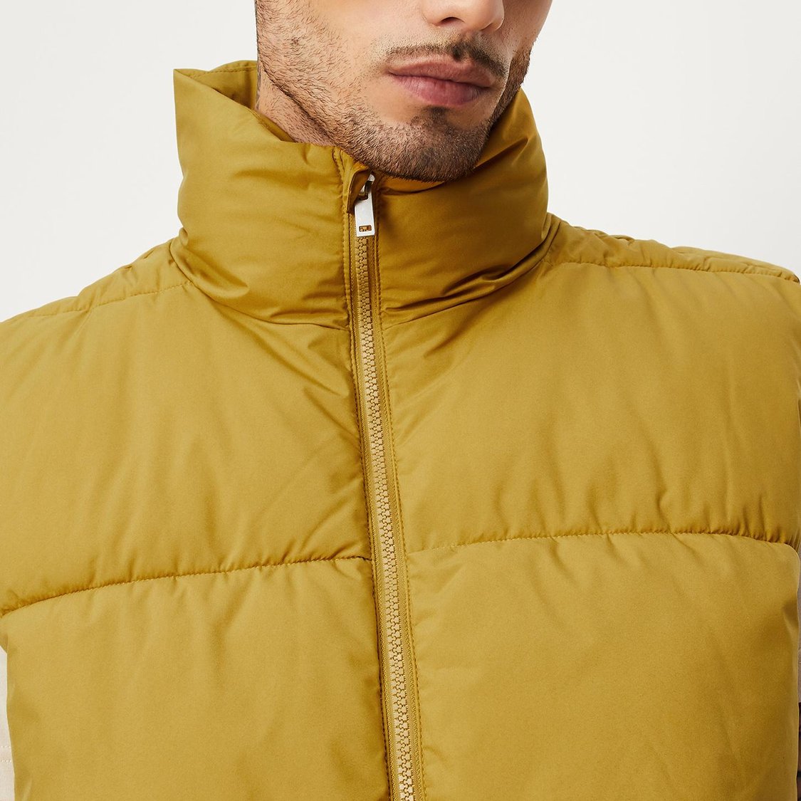 Men Relaxed Fit Bomber Gilet