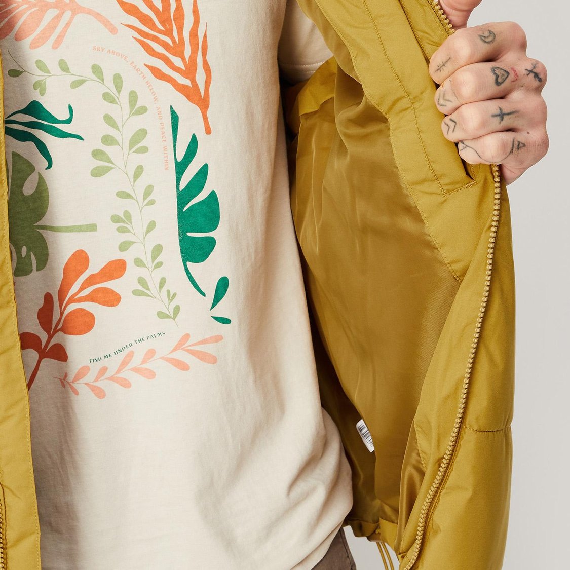 Men Relaxed Fit Bomber Gilet
