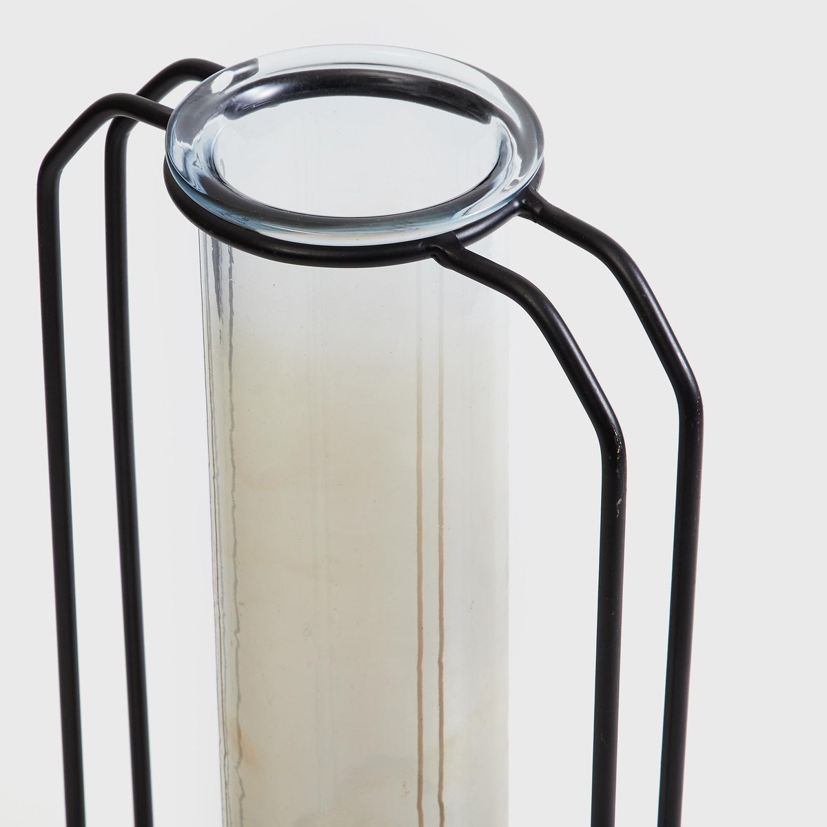 Buy Splendid Glass Tube Vase with Stand from Home Centre at just