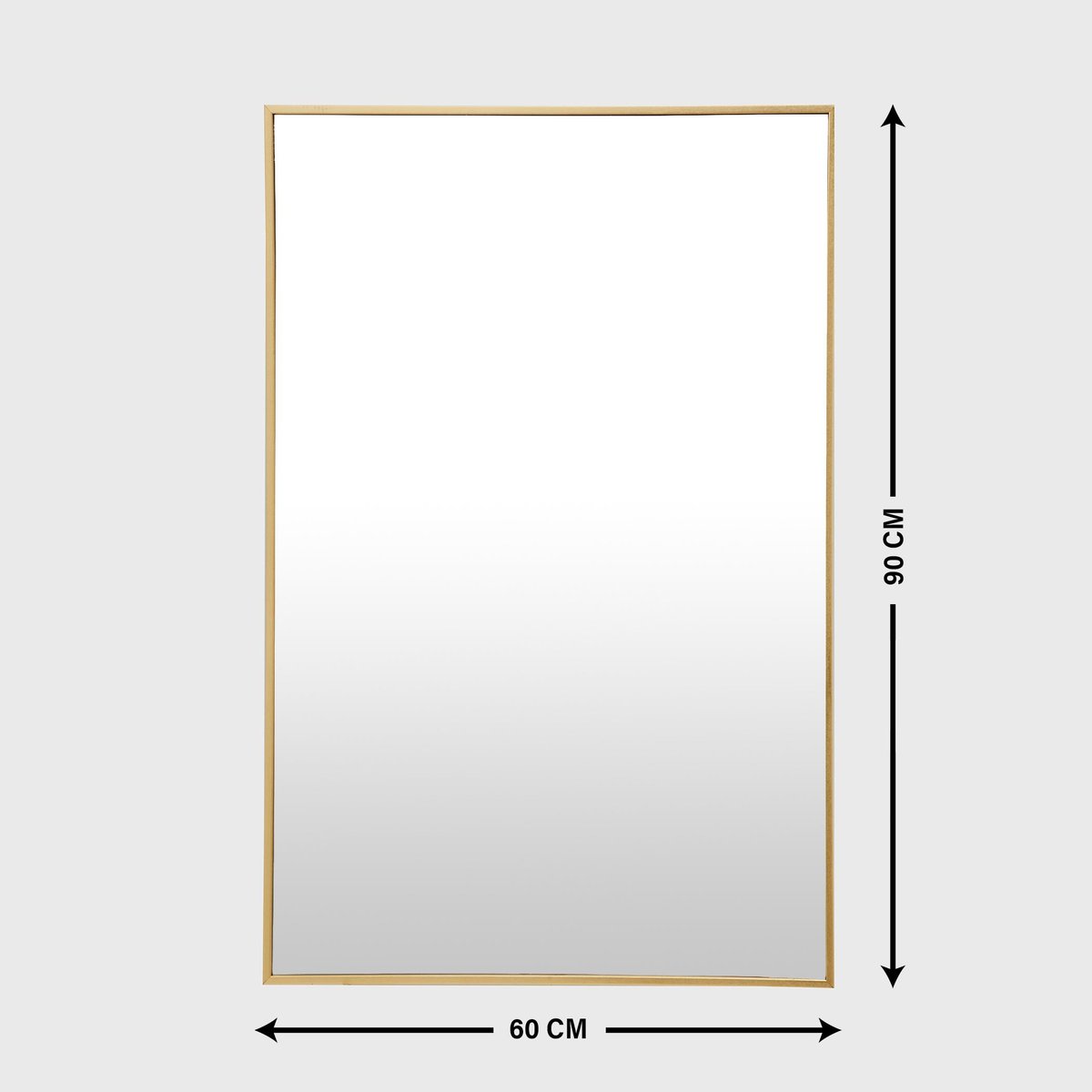 Buy Reflection Flicker Metal Rectangular Wall Mirror - 60x90cm from Home  Centre at just INR 4999.0