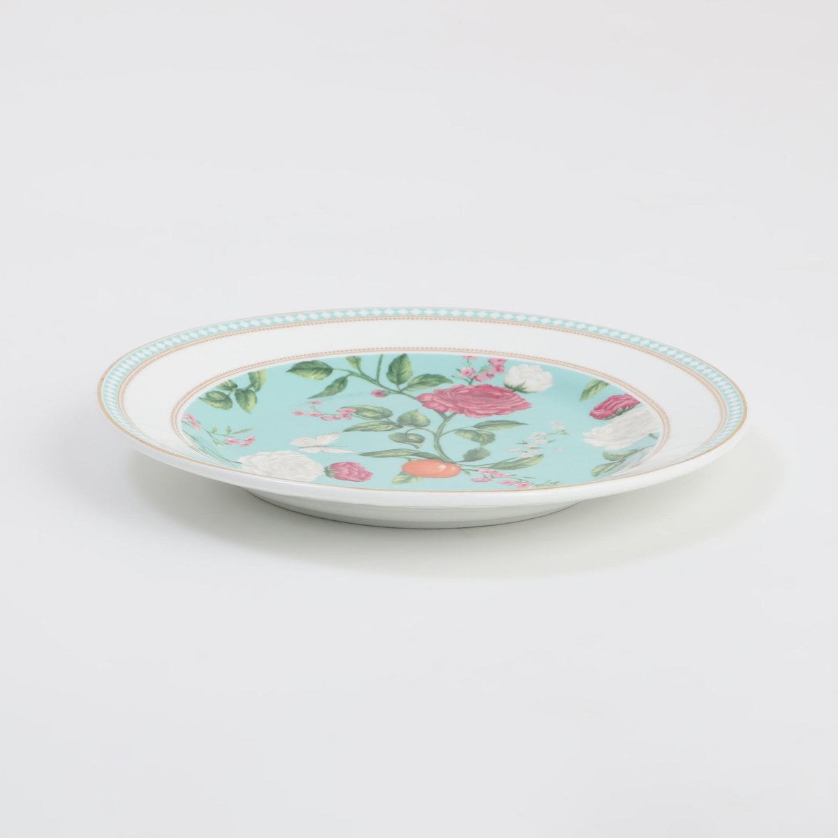 Buy Hoovu Bone China Printed Side Plate - 20cm from Home Centre at 