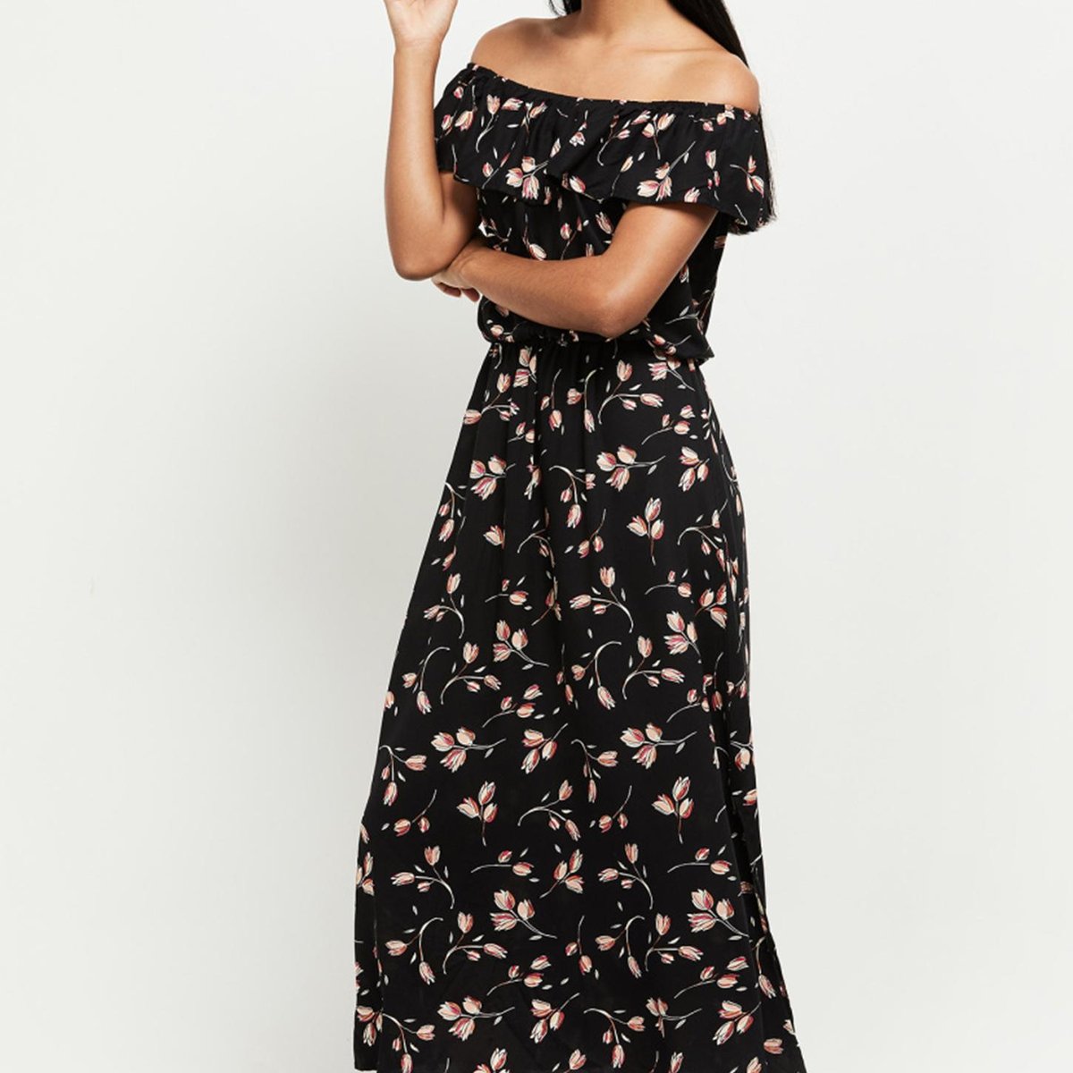 andmary Orga offshoulder dress Athena Burgundy Off-Shoulder