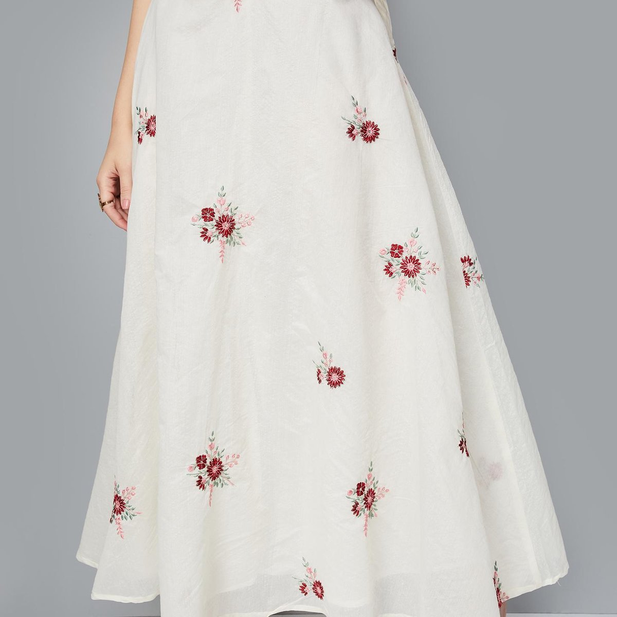 Buy Women Embroidered Ethnic A-line Skirt Online at just Rs
