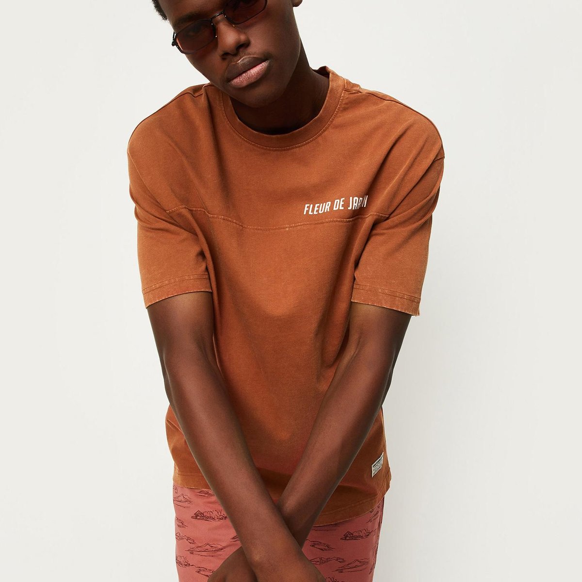 Buy Men Oversized Back Graphic T-shirt Online at just Rs. 599.0