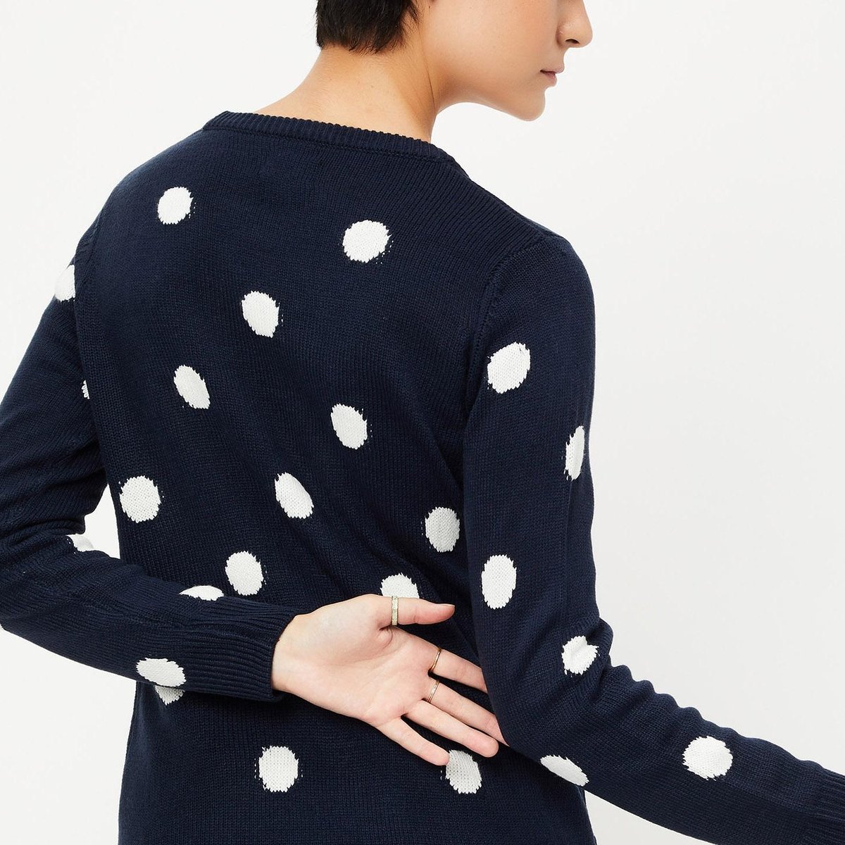 Buy Women Polka Dot Sweater Online at just Rs. 999.0 1000012865339 Max Fashion