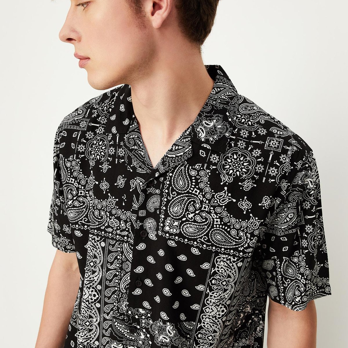 46 ファッション APPLEBUM Paisley Jacquard OversizeShirt