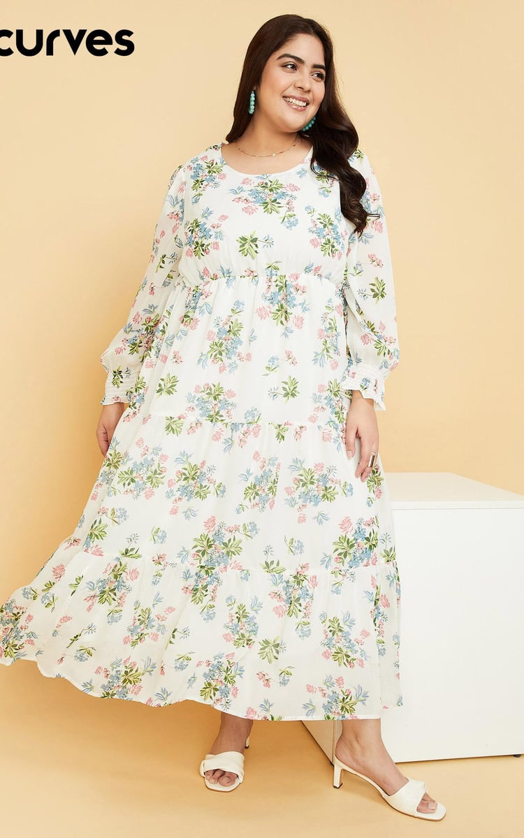 Buy Women Printed Maxi Dress Online at just Rs. 1399.0