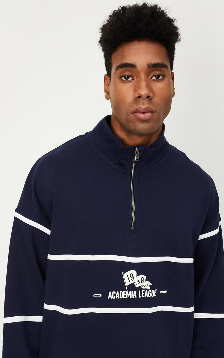 Buy Men Oversized Zip Sweatshirt Online at just Rs. 999.0