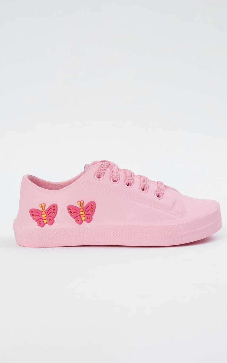 Buy Girls Butterfly Moulded Wash & Wear Shoes Online at just Rs