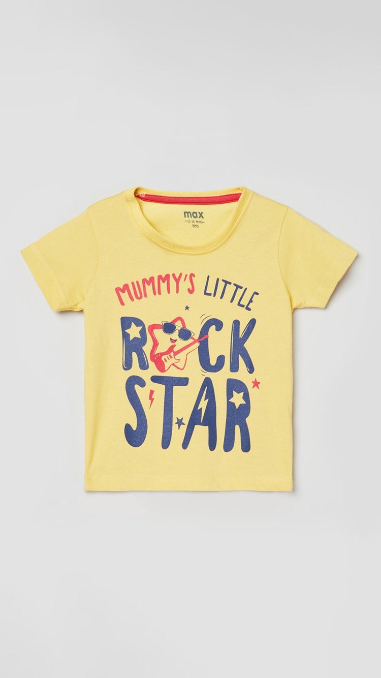 Buy MAX Boys Printed Round Neck T-shirt pack Of Online at just