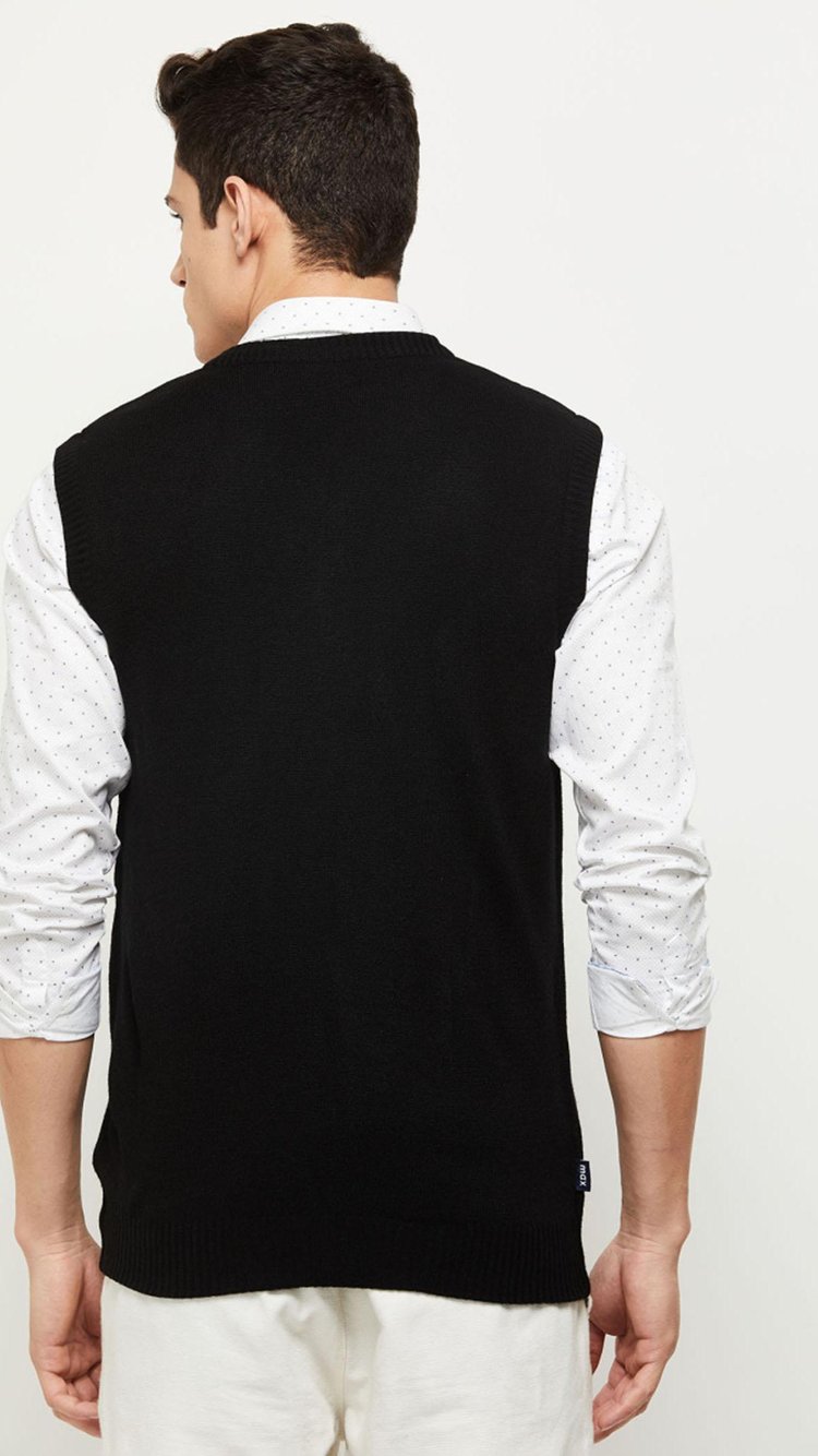 Buy Men Reversible Sweater Vest Online at just Rs. 999.0