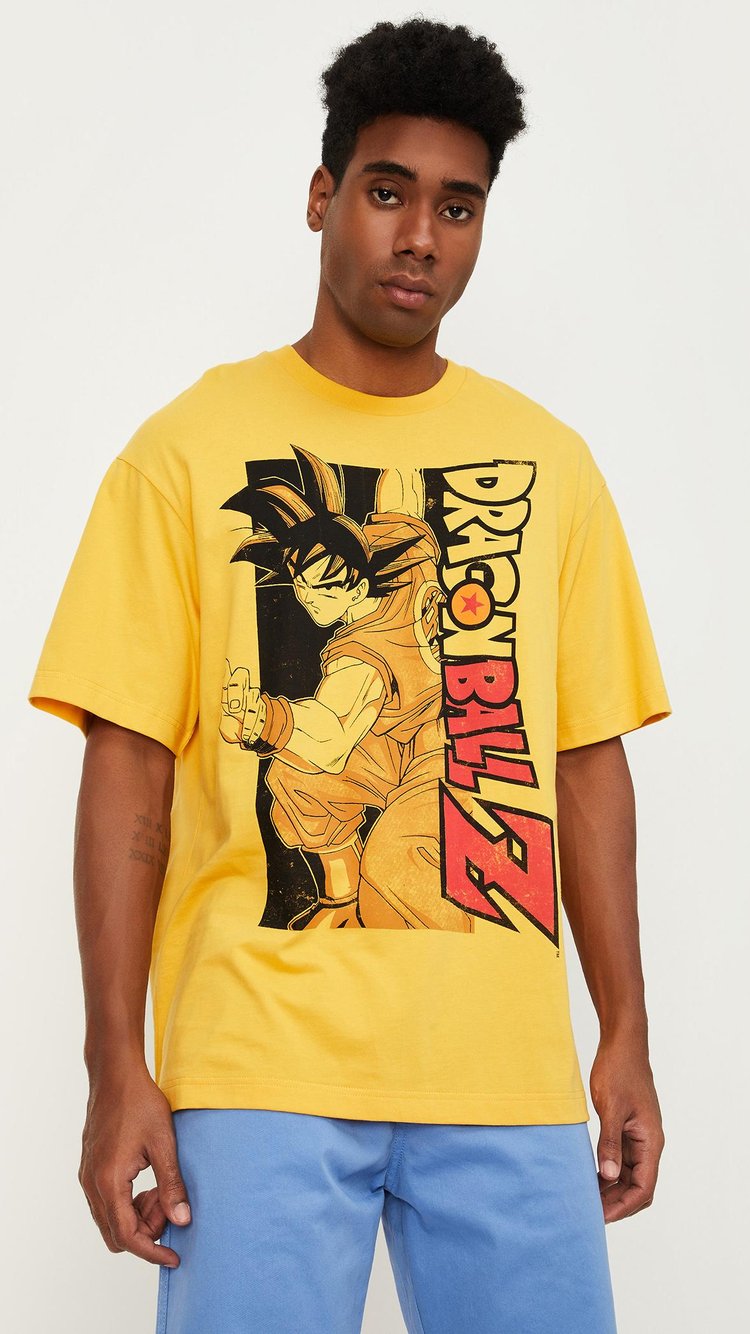 Buy Men Oversized Dragon Ball Z T-shirt Online at just Rs. 599.0