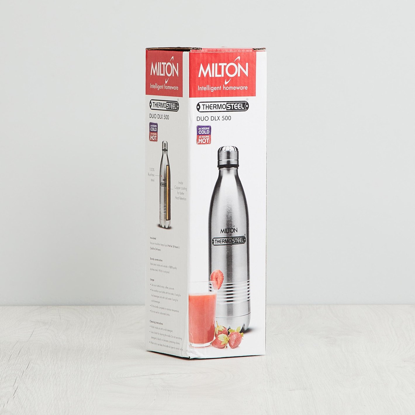 Buy MILTON Thermosteel Duo Bottle- 500 ml from Milton at just INR