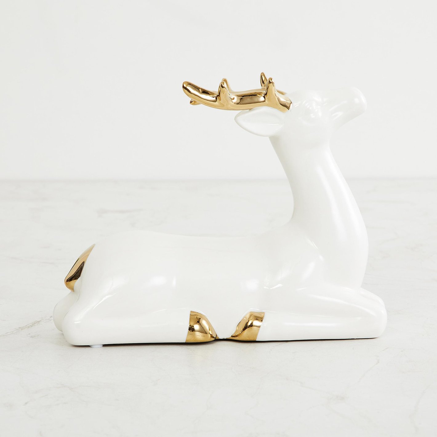 Buy Brighton Ceramic Reindeer Figurine from Home Centre at just
