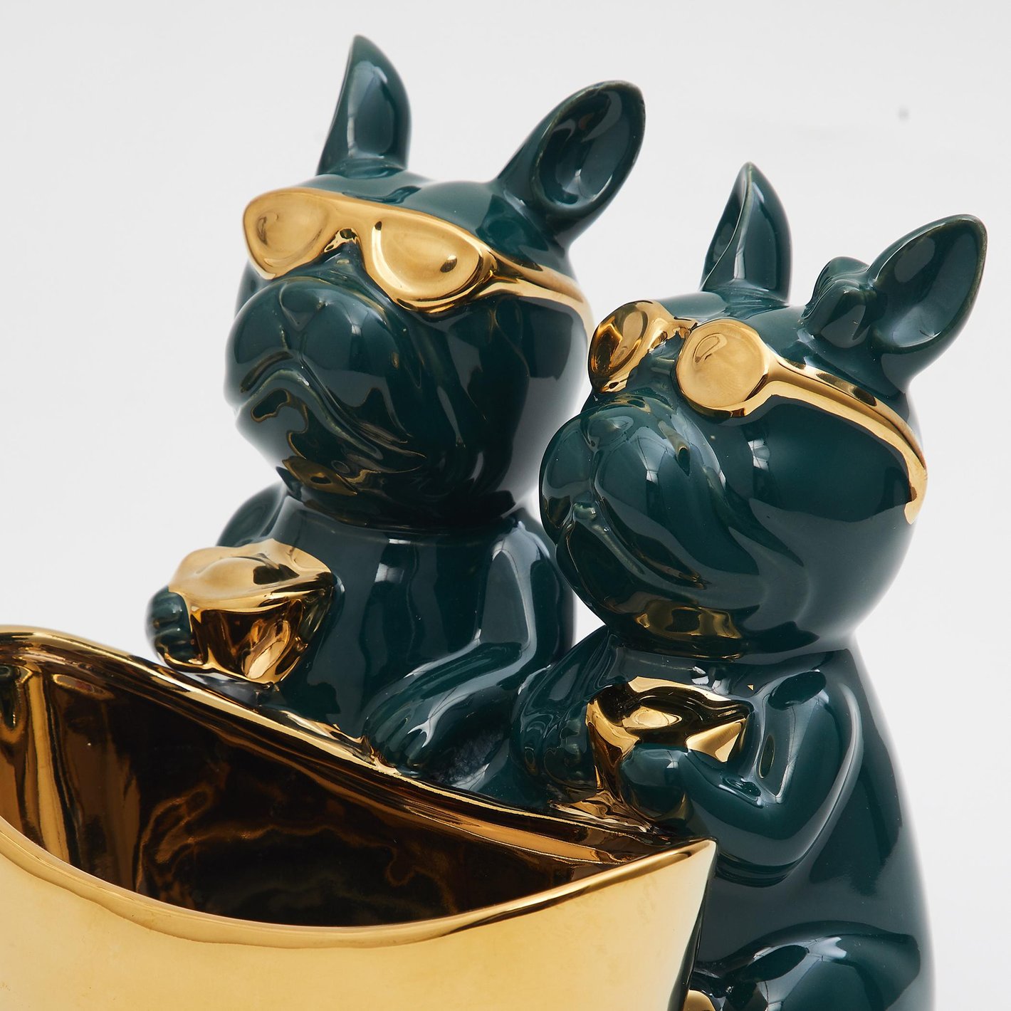 Buy Souvenir Ceramic Dual Dog Figurine from Home Centre at just