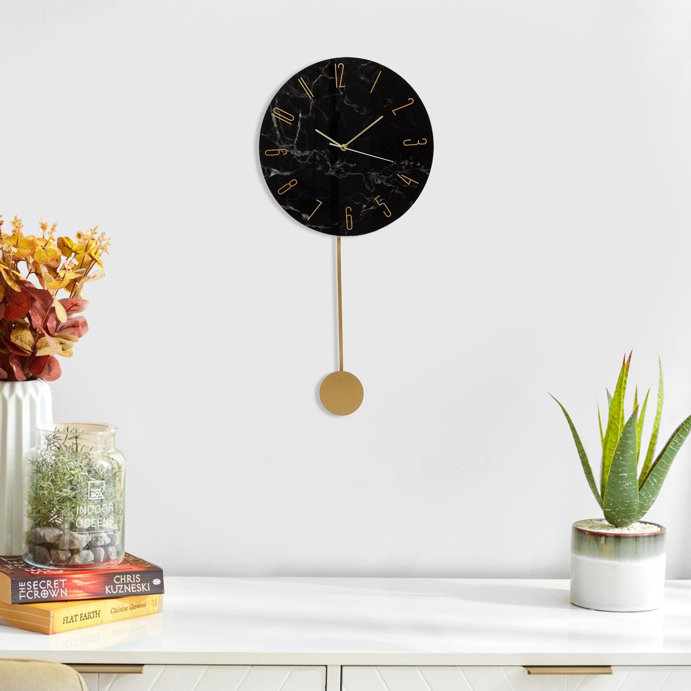 Wall Clock Flying Balloon カリモク BANKSY