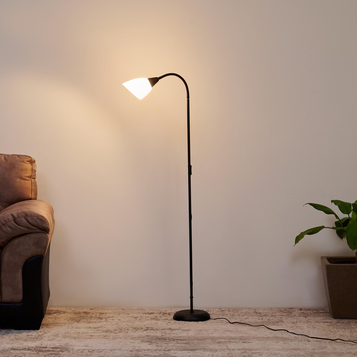 Buy Tokyo Iron Floor Lamp with Movable Shade from Home Centre at 