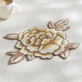 Alora Bird of Paradise Poly Satin Beaded Trivet