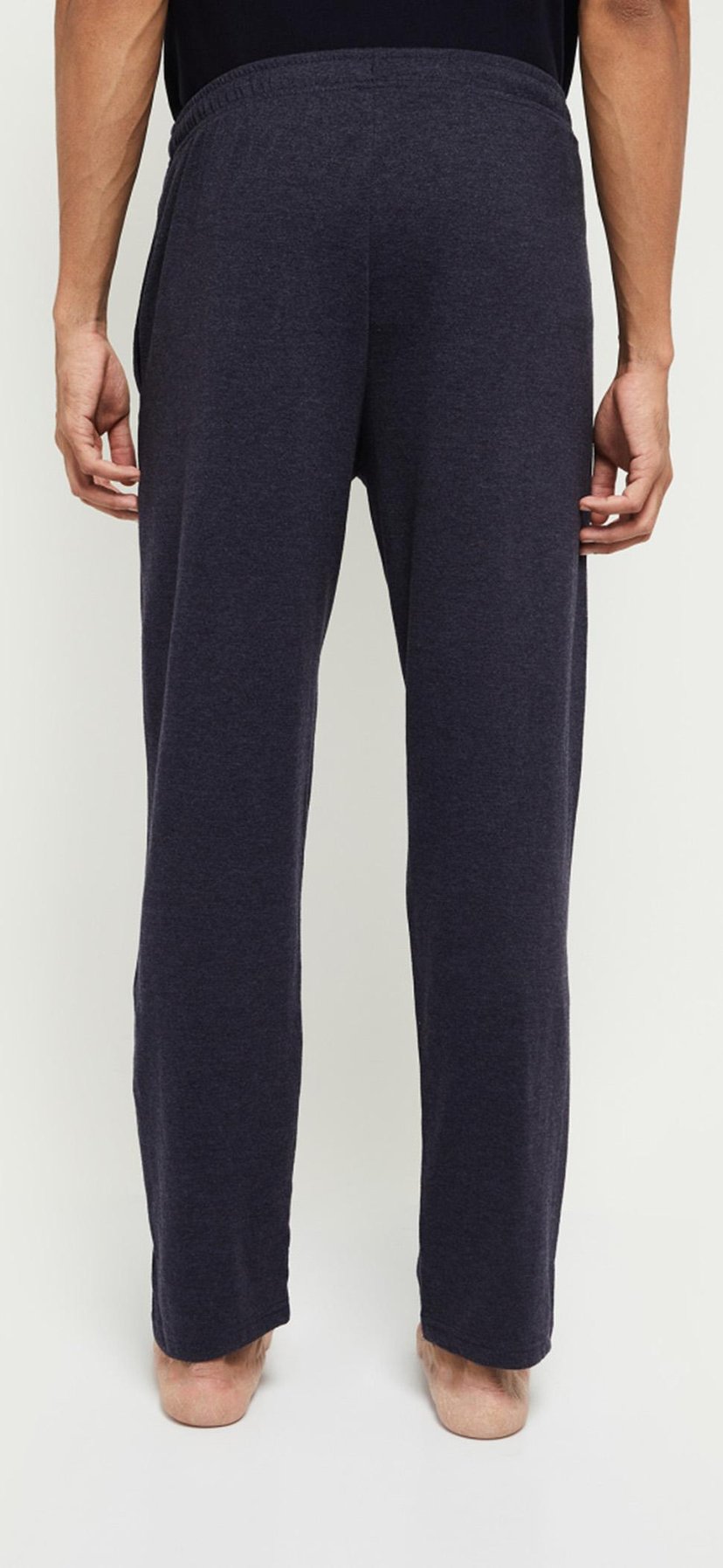Buy Men Solid Knitted Lounge Pants Online at just