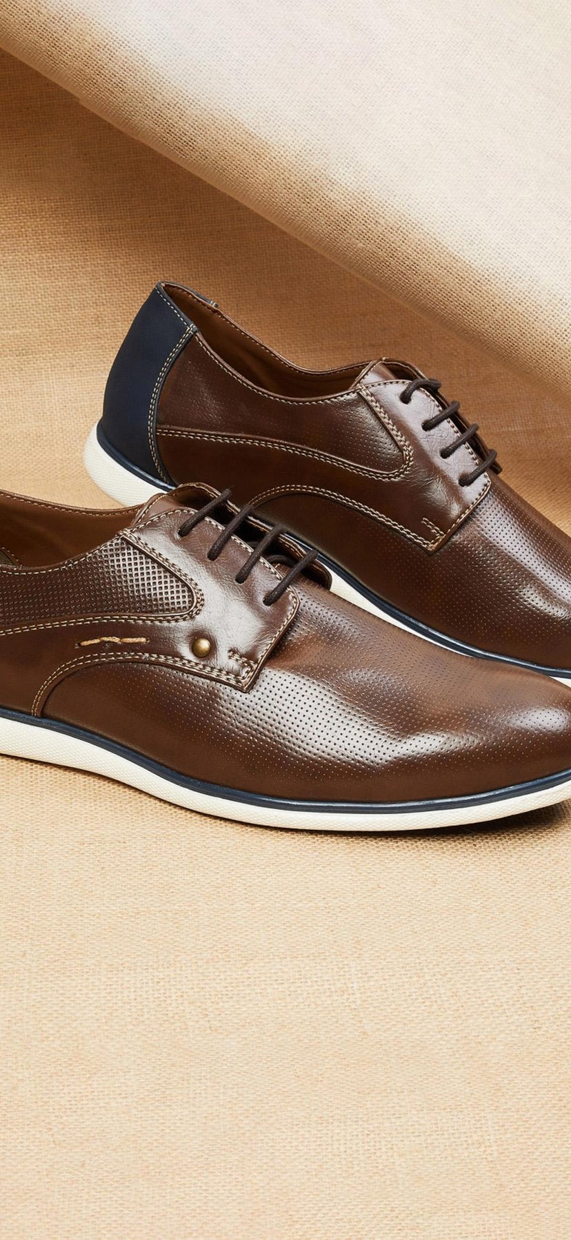 Buy MAX Men Textured Lace-Up Casual Shoes Online at just Rs