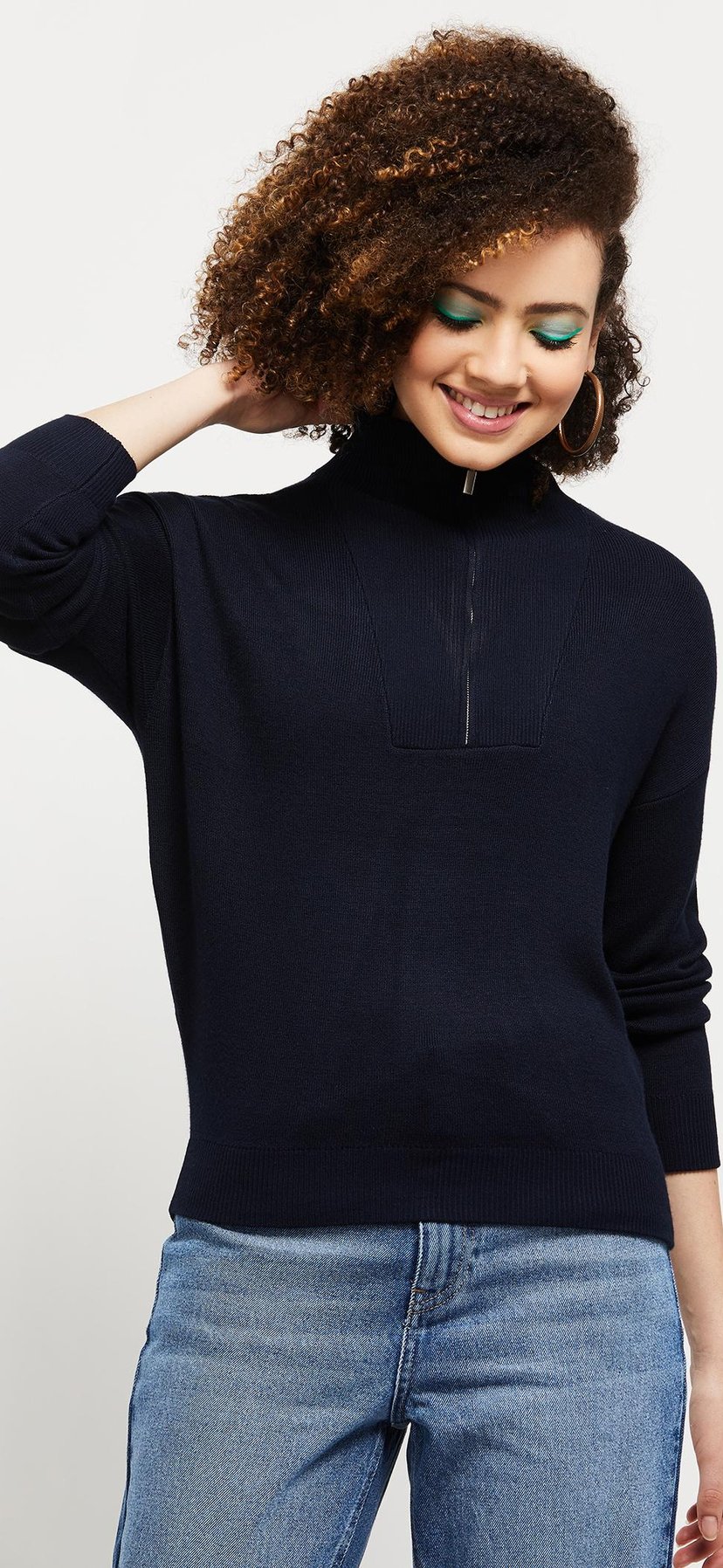 トップス BINDER NECK SWEAT 1000011468423-Blue-NAVY-