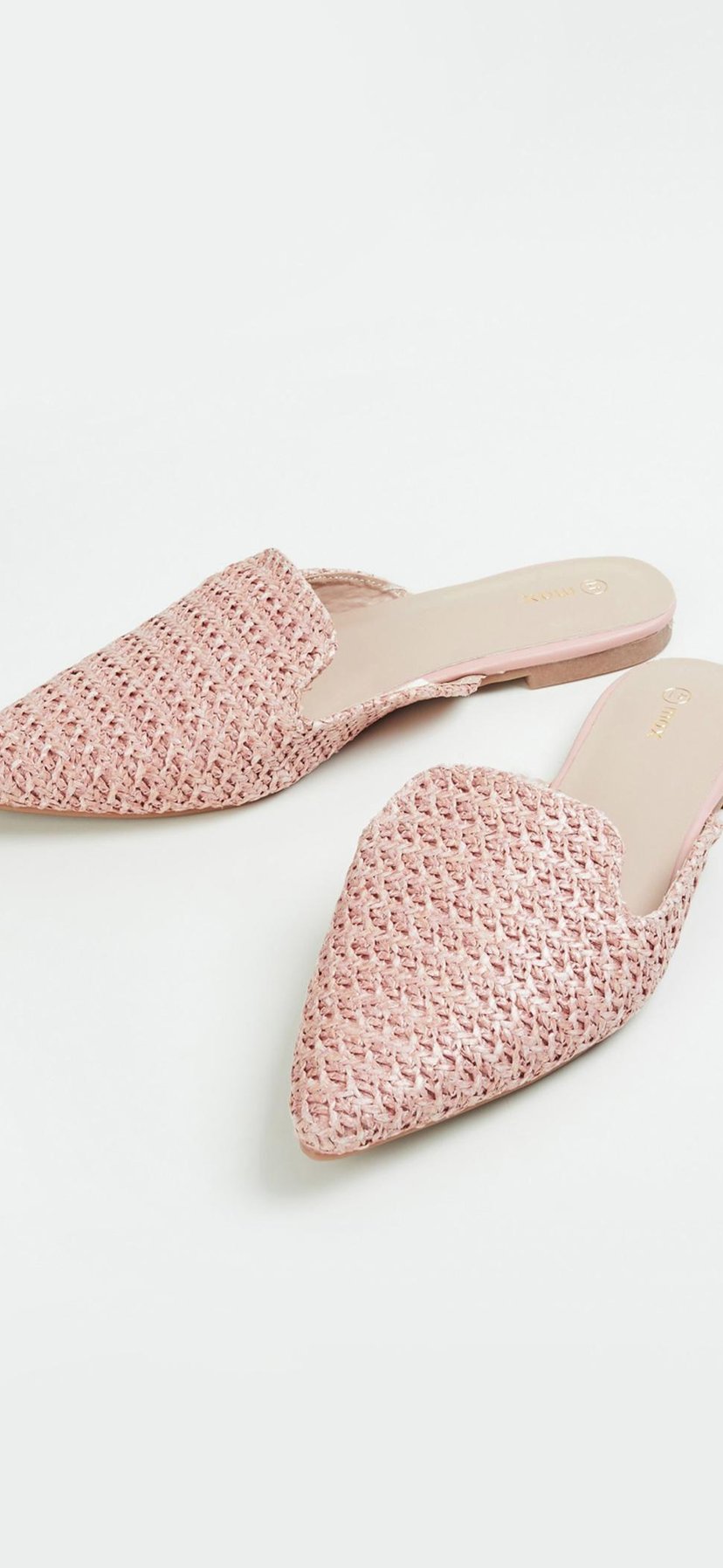 herlipto アンバランス Square-Toe Mules 38 ecru