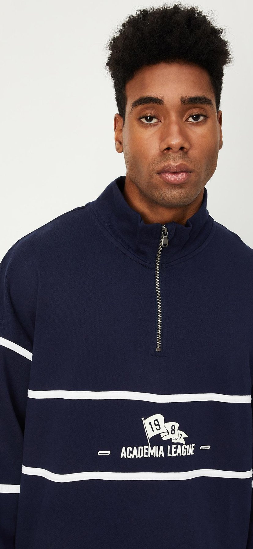 Buy Men Oversized Zip Sweatshirt Online at just Rs. 999.0