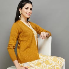 トップス POLYPLOID CARDIGAN C BROWN MELANGE POLYPLOID/CARDIGAN C (BROWN MELANGE)