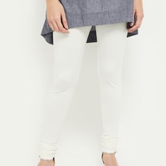 Women Solid Elasticated Churidar