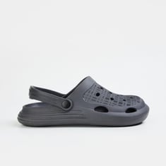 Men Printed Clogs with Sling Back Closure