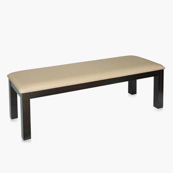 Montoya Rubber Wood Small Dining Bench - Brown