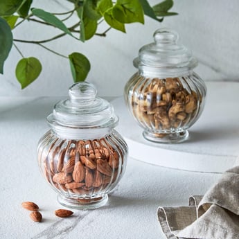 Corsica Essentials Set of 2 Glass Jars - 270ml