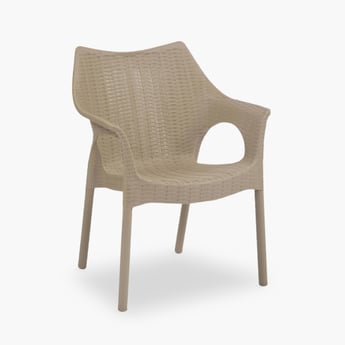 Abigail Polypropylene Outdoor Chair - Beige