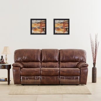 Harvey Nappa 3-Seater Recliner - Brown