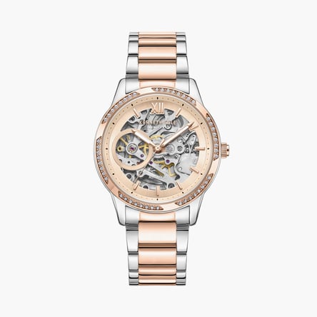 KENNETH COLE Women Embellished Automatic Watch with Stainless Steel Watch - KCWLL0016402LD