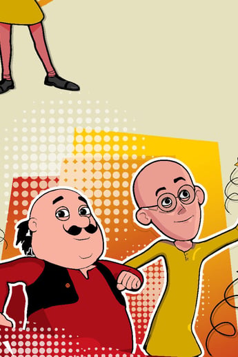 SPACES Viacom Motu Patlu Printed 3-Piece  Bedsheet Set - 228 x 274 cm