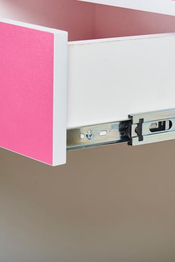 Helios Oregon Kids Study Table - Pink and White